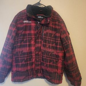Big Men's echo function coat